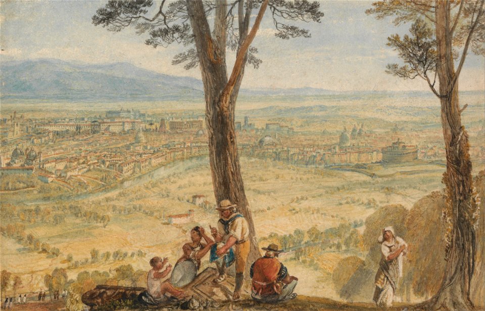Joseph Mallord William Turner - Rome from Monte Mario - Google Art Project