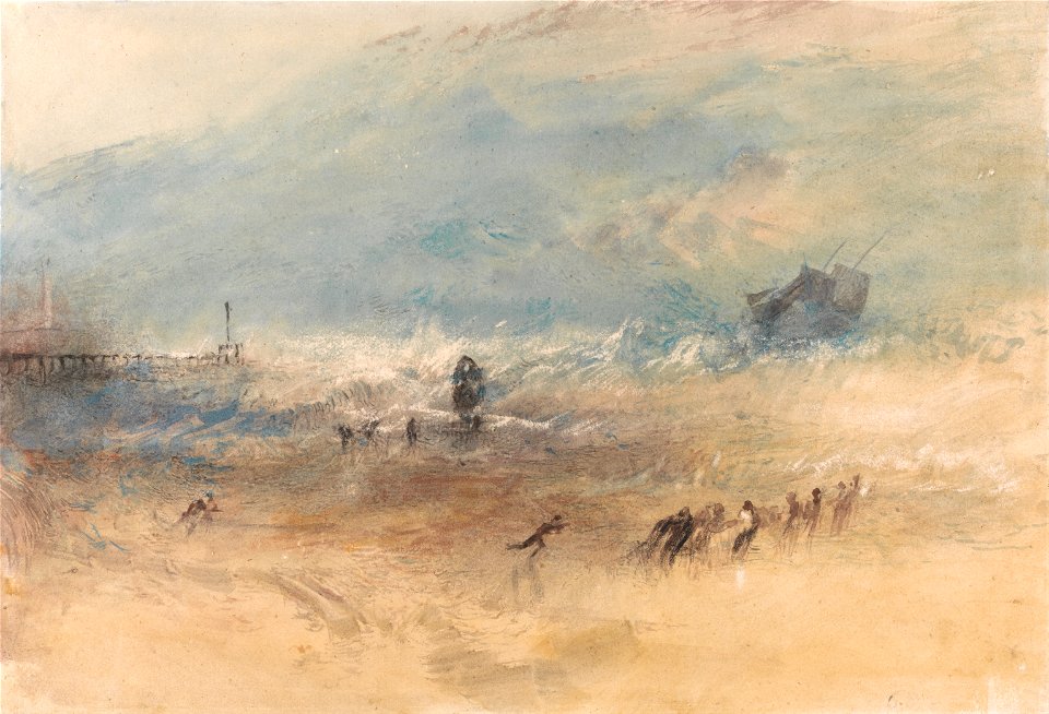 Joseph Mallord William Turner - Yarmouth Sands - Google Art Project