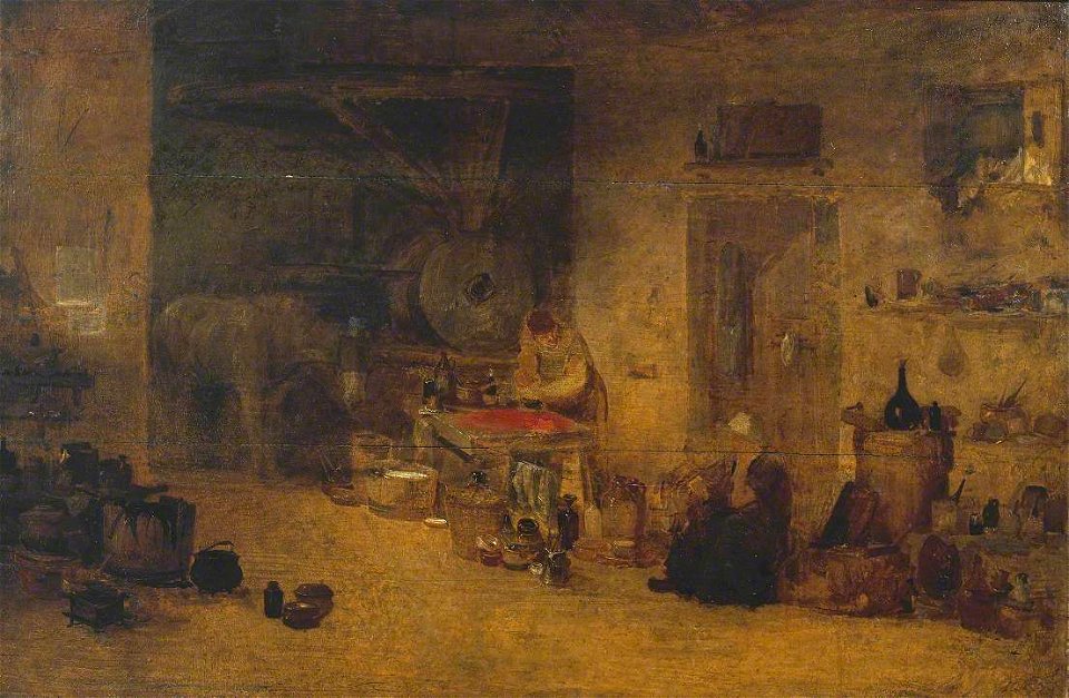 Joseph Mallord William Turner (1775-1851) - An Artists' Colourman's Workshop - N05503 - National Gallery