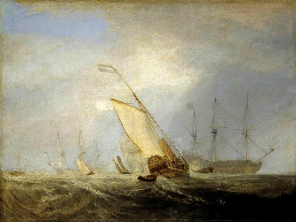 Joseph Mallord William Turner (1775-1851) - Van Tromp Returning after the Battle off the Dogger Bank - N00537 - National Gallery