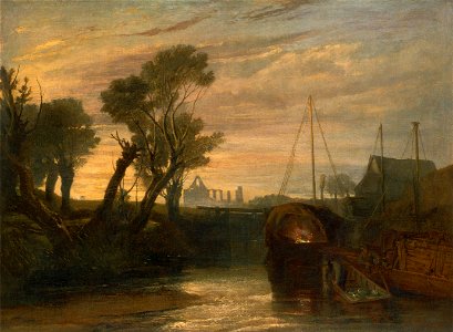 Joseph Mallord William Turner - Newark Abbey - Google Art Project