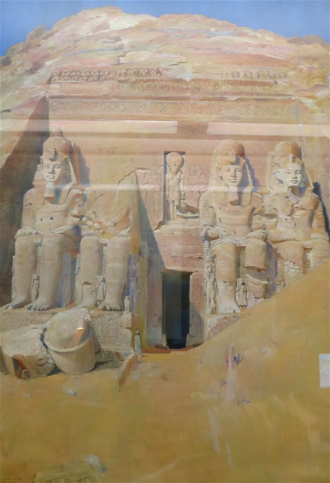 Joseph Lindon Smith - Abu Simbel - 1954.158 - Fogg Museum