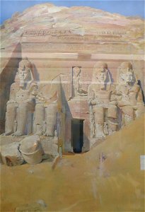 Joseph Lindon Smith - Abu Simbel - 1954.158 - Fogg Museum
