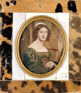 Joseph Karl Stieler - Portrait of a lady - S-1998-130 - Finnish National Gallery