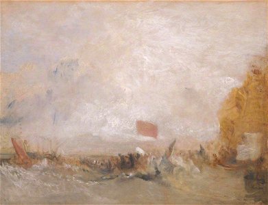 Joseph Mallord William Turner (1775-1851) - George IV's Departure from the 'Royal George', 1822 - N02880 - National Gallery