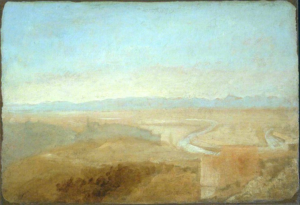 Joseph Mallord William Turner (1775-1851) - Hill Town on the Edge of the Campagna - N05526 - National Gallery