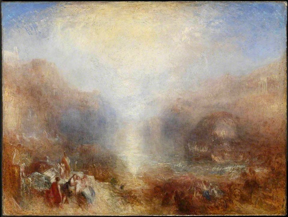 Joseph Mallord William Turner (1775-1851) - Mercury Sent to Admonish Aeneas - N00553 - National Gallery