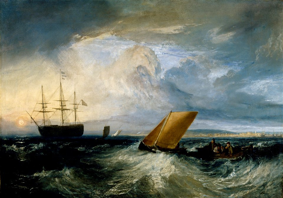 Joseph Mallord William Turner - Sheerness as seen from the Nore - 2005.31 - Museum of Fine Arts