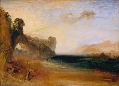 Joseph Mallord William Turner (1775-1851) - Rocky Bay with Figures - N01989 - National Gallery