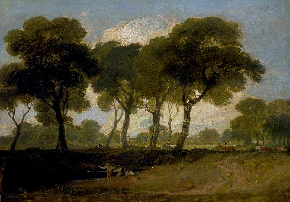 Joseph Mallord William Turner (1775-1851) - View on Clapham Common - N00468 - National Gallery