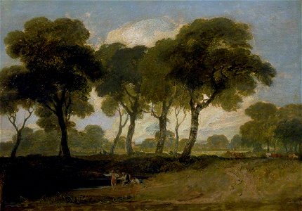 Joseph Mallord William Turner (1775-1851) - View on Clapham Common - N00468 - National Gallery