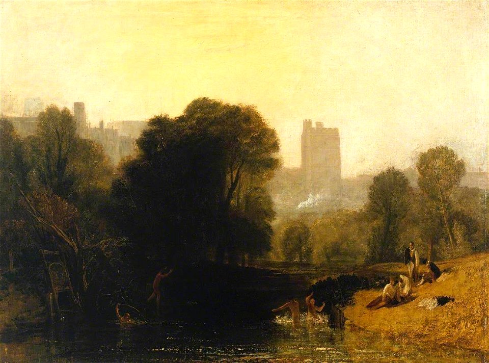 Joseph Mallord William Turner (1775-1851) - Near the Thames' Lock, Windsor - T03877 - Tate