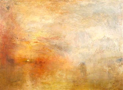 Joseph Mallord William Turner (1775-1851) - Sun Setting over a Lake - N04665 - National Gallery