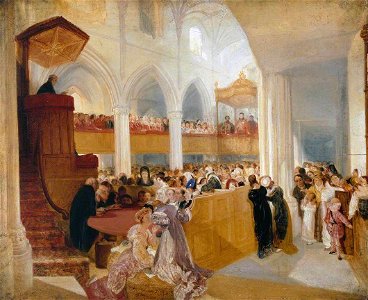 Joseph Mallord William Turner (1775-1851) - George IV at St Giles's, Edinburgh - N02857 - National Gallery