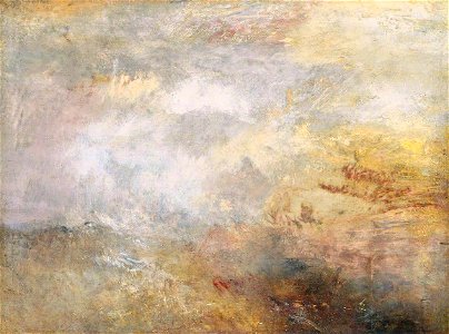 Joseph Mallord William Turner (1775-1851) - Stormy Sea with Dolphins - N04664 - National Gallery