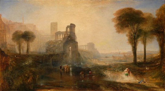 Joseph Mallord William Turner - Caligula's Palace and Bridge - Google Art Project
