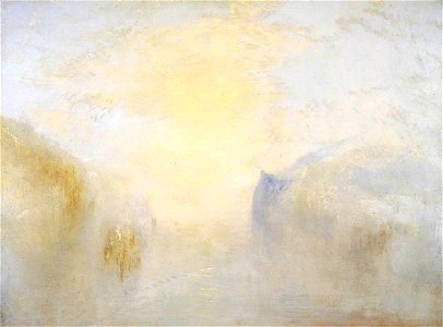 Joseph Mallord William Turner (1775-1851) - Sunrise, with a Boat between Headlands - N02002 - National Gallery