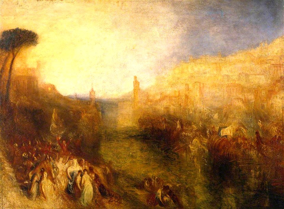 Joseph Mallord William Turner (1775-1851) - The Departure of the Fleet - N00554 - National Gallery