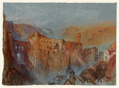 Joseph Mallord William Turner, The Pont du Château and the Bock, Luxembourg c.1839