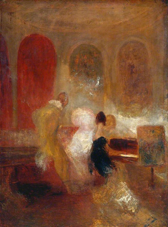 Joseph Mallord William Turner (1775-1851) - Music Party, East Cowes Castle - N03550 - National Gallery