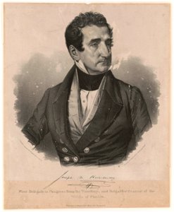 Joseph N Hernandez, First Delegate to Congress from the Territory, and Brigadier General of the Militia of Florida - from life on stone by Chas. Fenderich, Washington City. LCCN2003655035