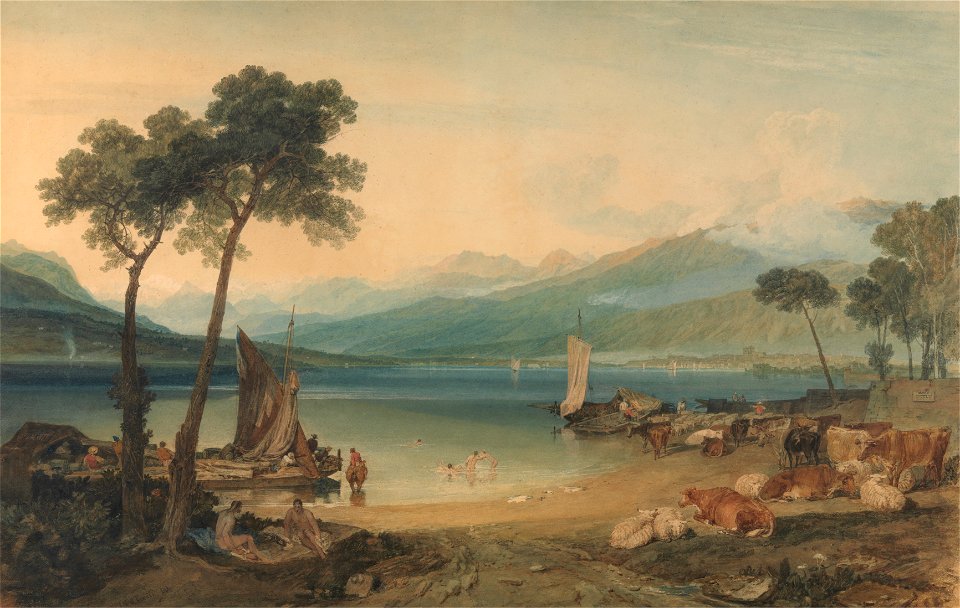 Joseph Mallord William Turner - Lake Geneva and Mount Blanc - Google Art Project