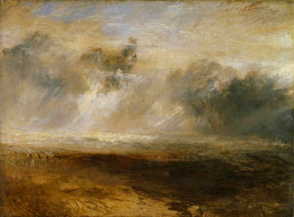 Joseph Mallord William Turner (1775-1851) - Breakers on a Flat Beach - N01987 - National Gallery