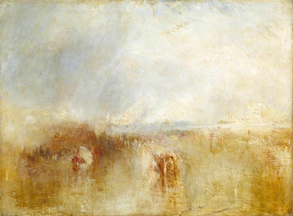 Joseph Mallord William Turner (1775-1851) - The Disembarkation of Louis-Philippe at Portsmouth, 8 October 1844 - N02068 - National Gallery