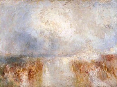 Joseph Mallord William Turner (1775-1851) - The Arrival of Louis-Philippe at Portsmouth, 8 October 1844 - N04660 - National Gallery