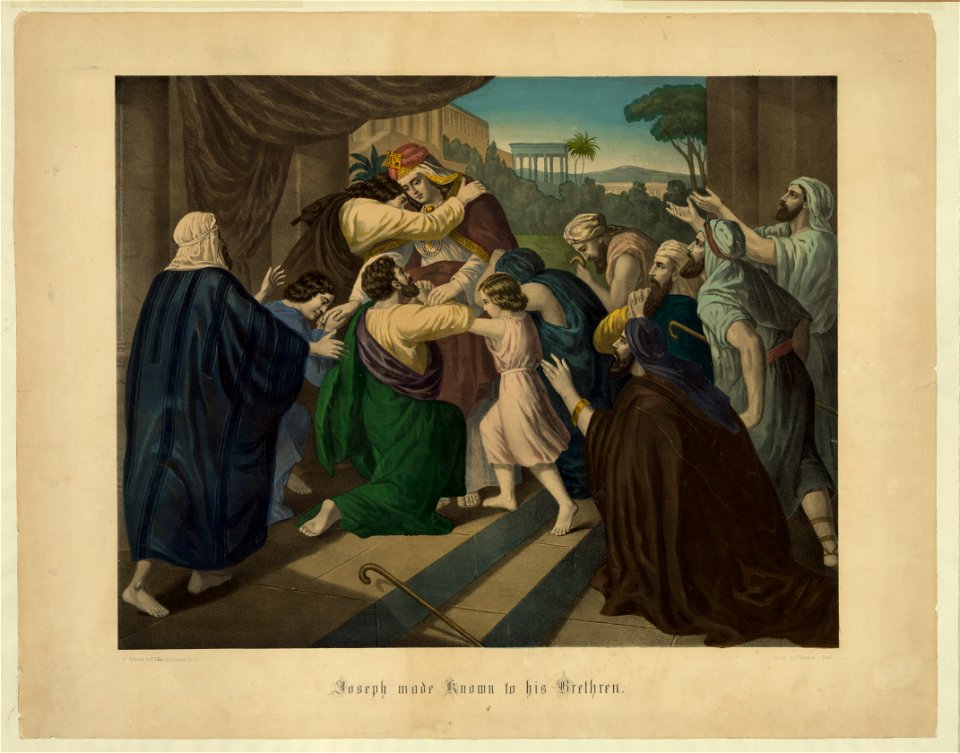 Joseph made known to his brethren - painted by F. Hartwich. LCCN96515501