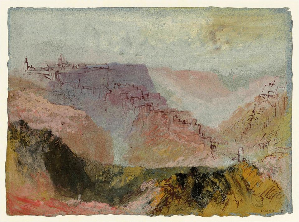 Joseph Mallord William Turner, The Bock, Luxembourg c.1839