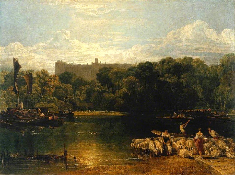 Joseph Mallord William Turner (1775-1851) - Windsor Castle from the Thames - T03870 - Tate