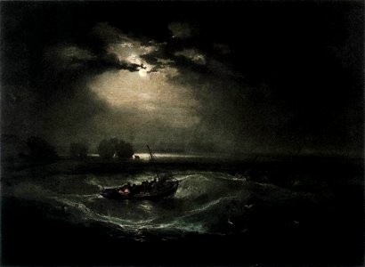 Joseph Mallord William Turner - Fishermen at Sea - WGA23161