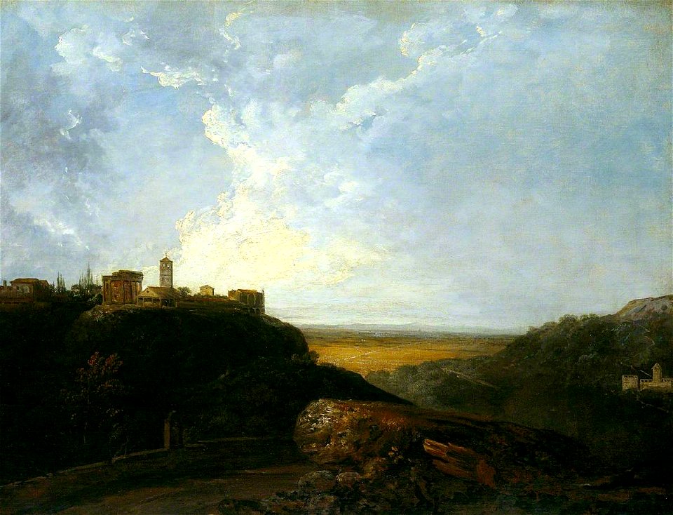 Joseph Mallord William Turner (1775-1851) (attributed to) - Tivoli and the Roman Campagna (after Wilson) - N05512 - National Gallery