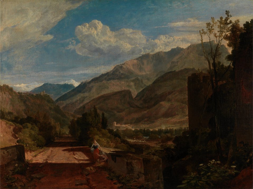 Joseph Mallord William Turner - Chateau de St. Michael, Bonneville, Savoy - Google Art Project