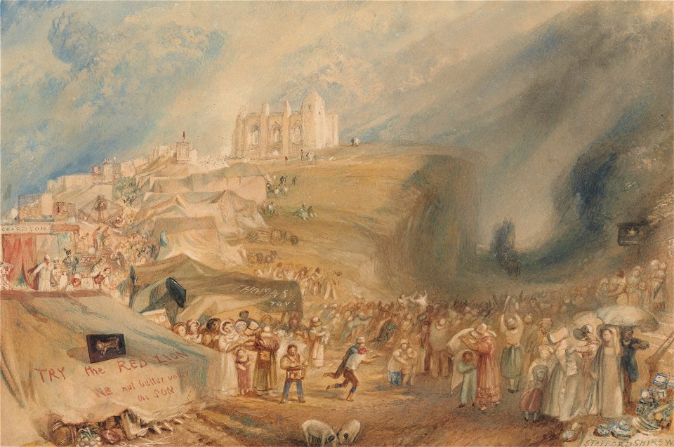 Joseph Mallord William Turner - Saint Catherine's Hill, Guildford, Surrey - Google Art Project