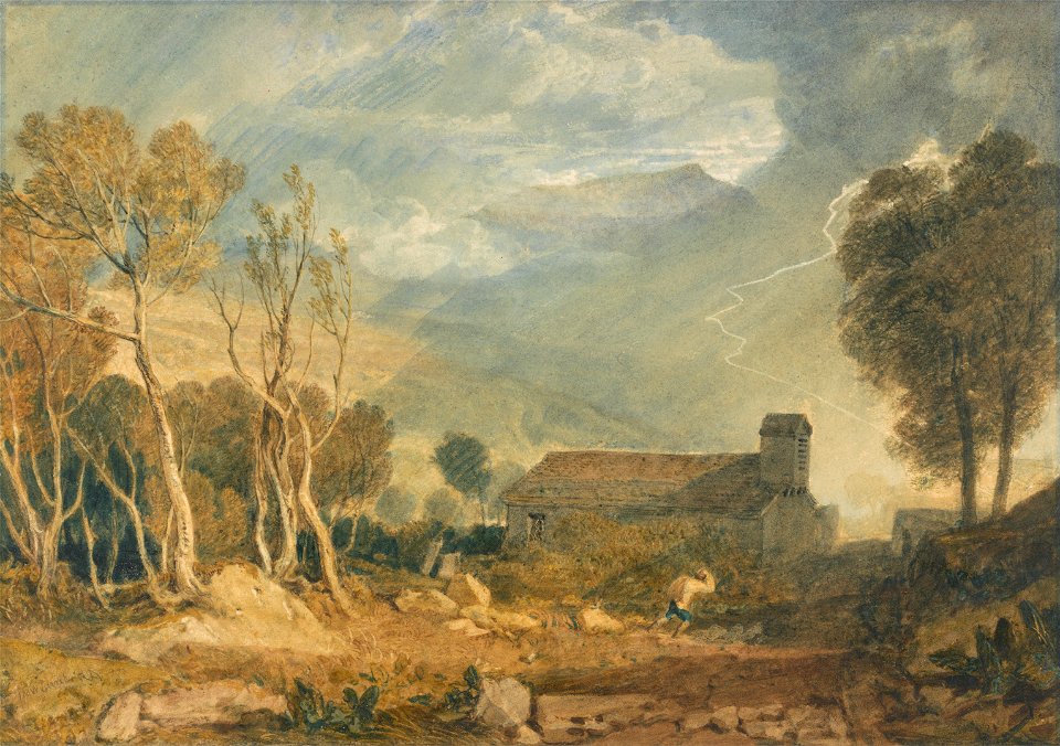 Joseph Mallord William Turner - Ingleborough from Chapel-Le-Dale - Google Art Project
