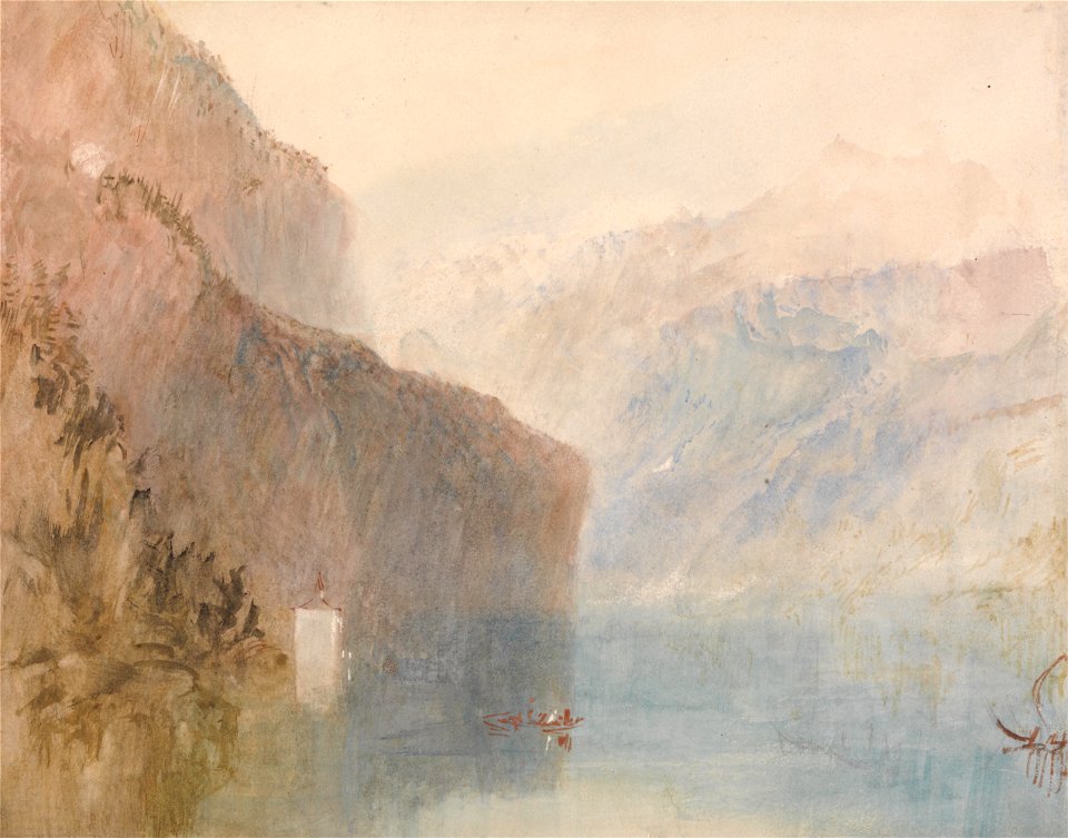 Joseph Mallord William Turner - Tell's Chapel, Lake Lucerne - Google Art Project