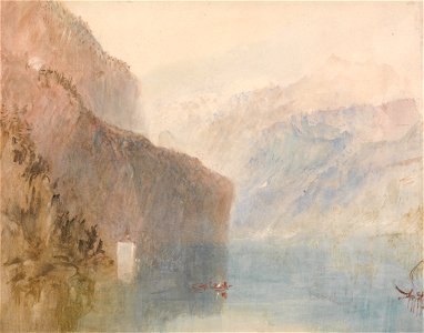 Joseph Mallord William Turner - Tell's Chapel, Lake Lucerne - Google Art Project
