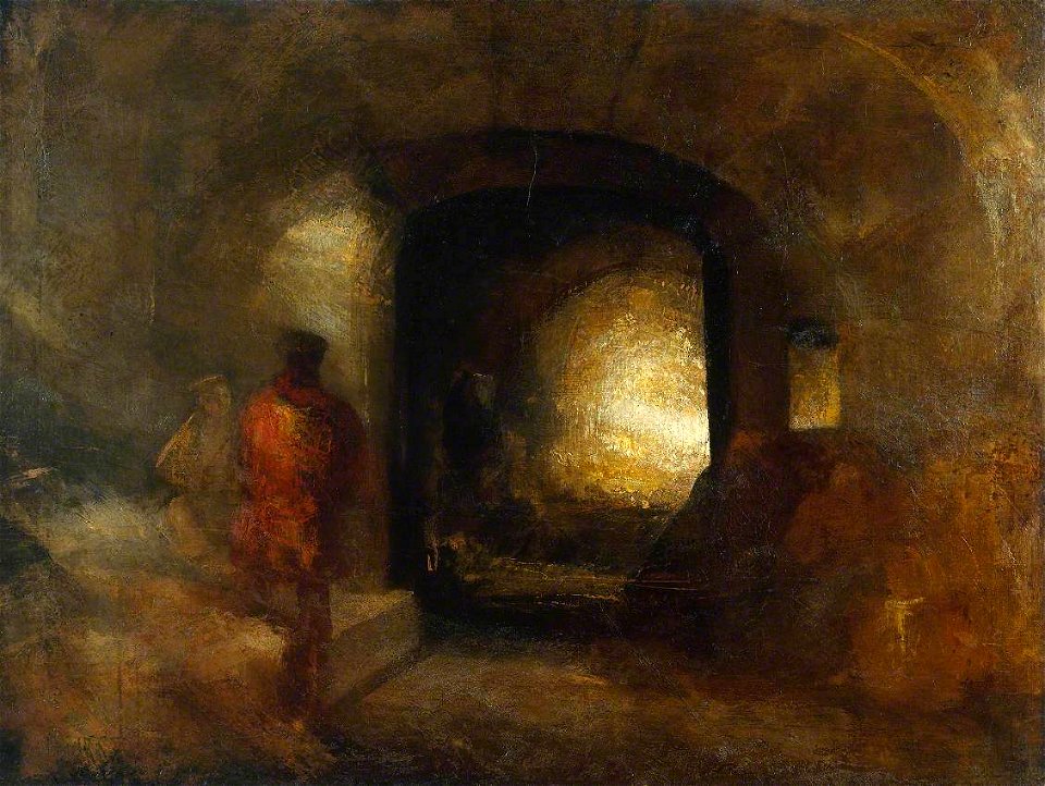 Joseph Mallord William Turner (1775-1851) - Figures in a Building - N05496 - National Gallery