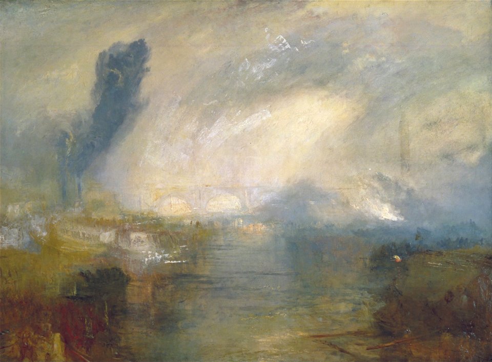 Joseph Mallord William Turner - The Thames above Waterloo Bridge - Google Art Project