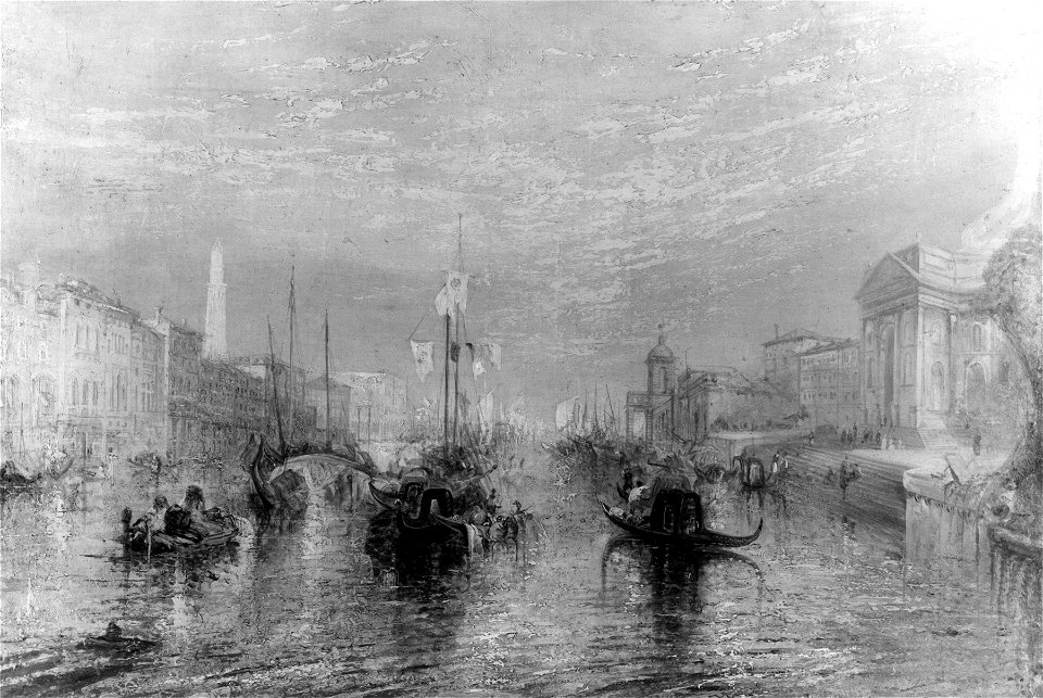 Joseph Mallord William Turner - Grand Canal, Venice - Walters 37132