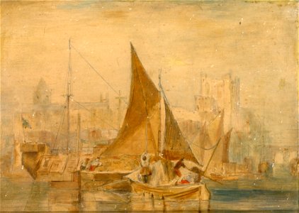 Joseph Mallord William Turner - Rochester on the Medway - 54.1 - Indianapolis Museum of Art