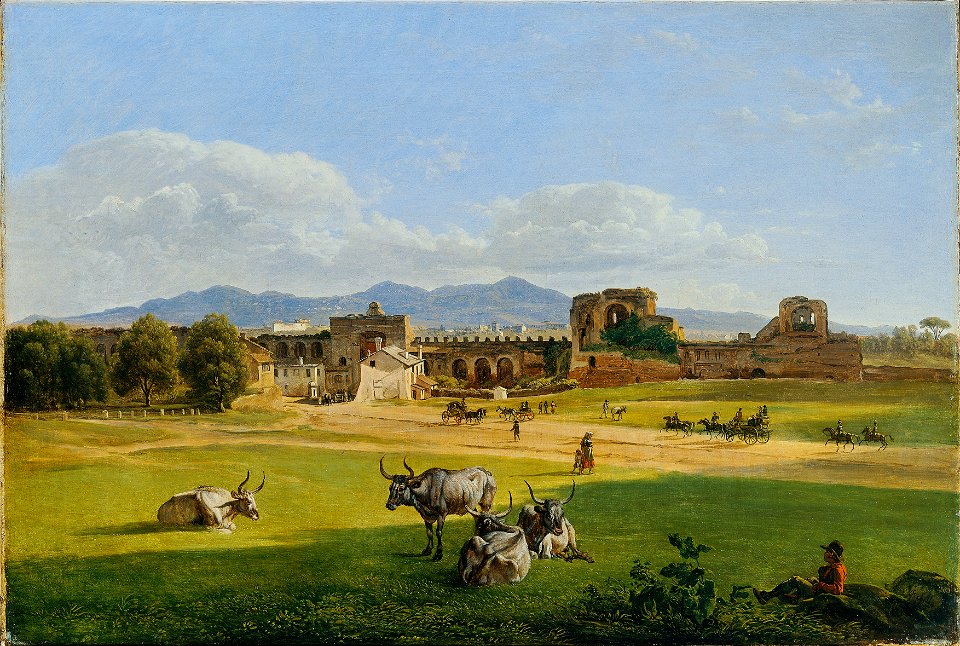 Joseph Rebell - Die Porta San Giovanni gegen Frascati - 5818 - Österreichische Galerie Belvedere