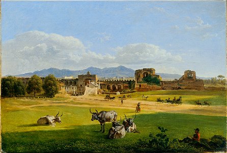 Joseph Rebell - Die Porta San Giovanni gegen Frascati - 5818 - Österreichische Galerie Belvedere