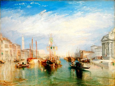 Joseph Mallord William Turner - The Grand Canal, Venice - WGA23173. Free illustration for personal and commercial use.