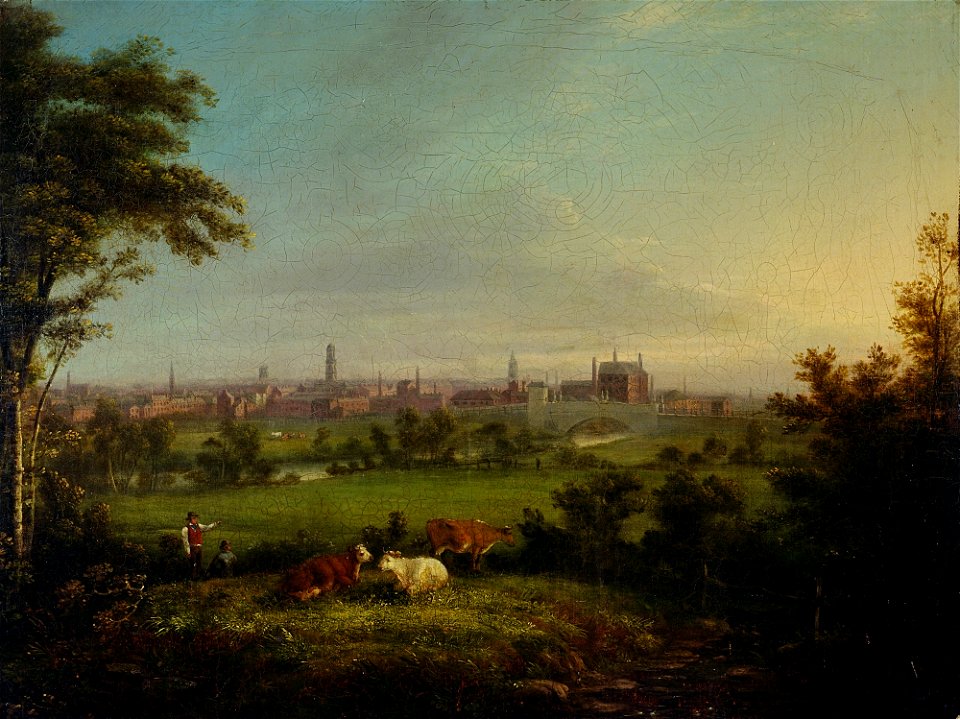 Joseph Rhodes - Leeds from the Meadows
