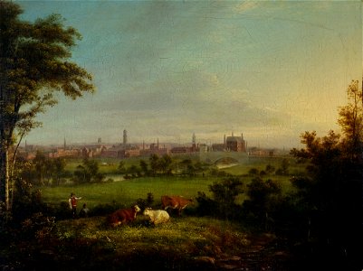 Joseph Rhodes - Leeds from the Meadows