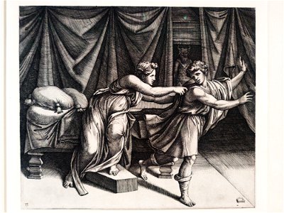 Joseph und Potiphars Frau, um 1518