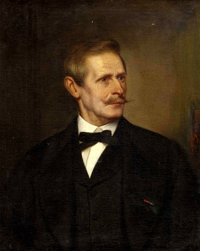 Joseph Matthäus Aigner Porträt von Max Pflügl Edler von Leiden 1878